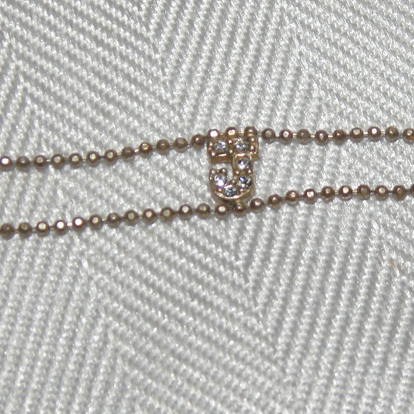 DAINTY AND PETITE "J" BRACELET~MARKED 925 - Picture 3 of 7